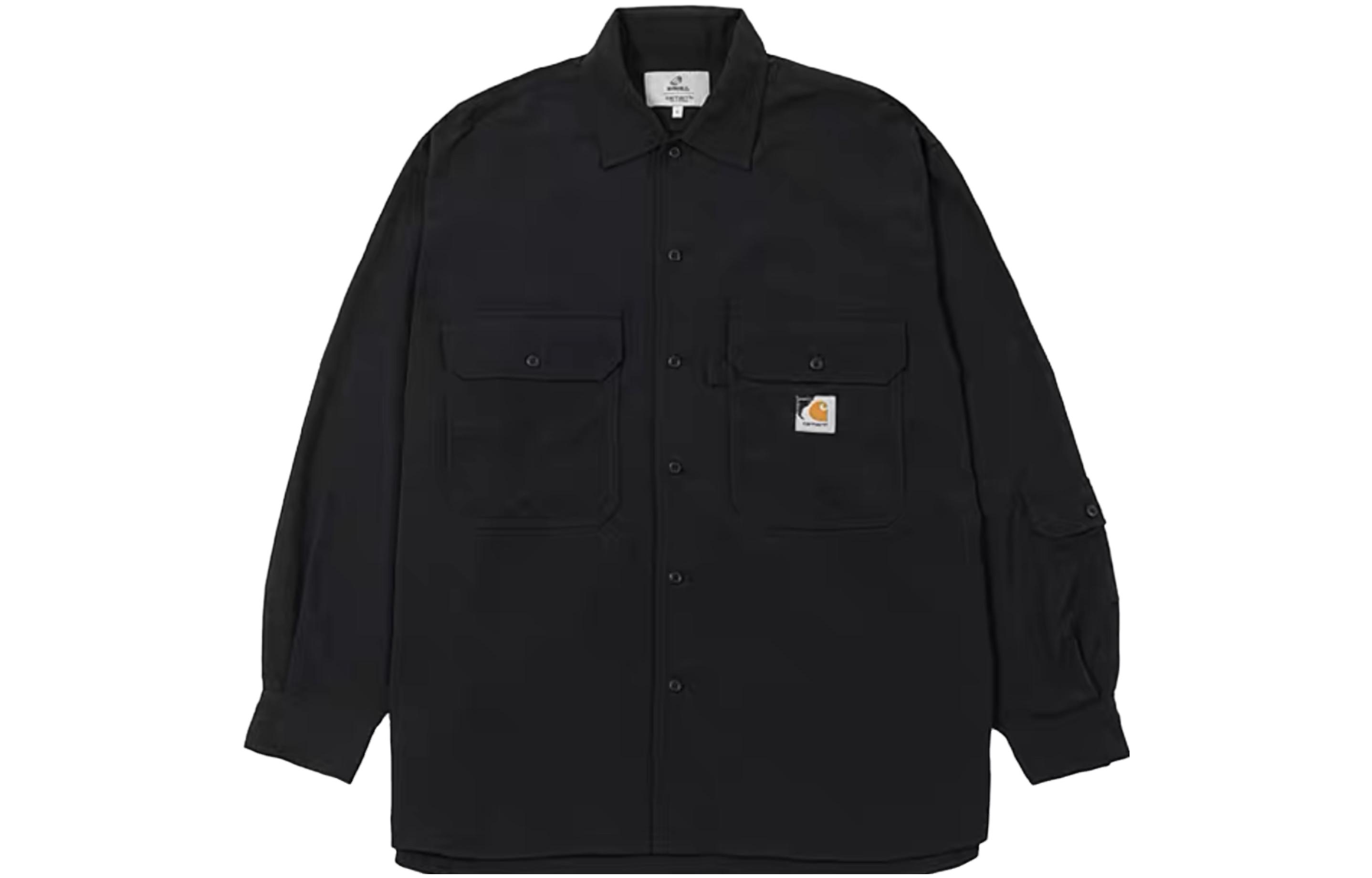 Order Carhartt WIP x INVINCIBLE SS23  Loose-Fit Black Long-Sleeve Shirt. A222081-BK