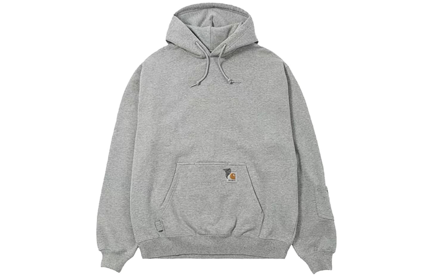 Carhartt WIP INVINCIBLE SS23 Logo Hoodie Grey Pullover A222083-GH
