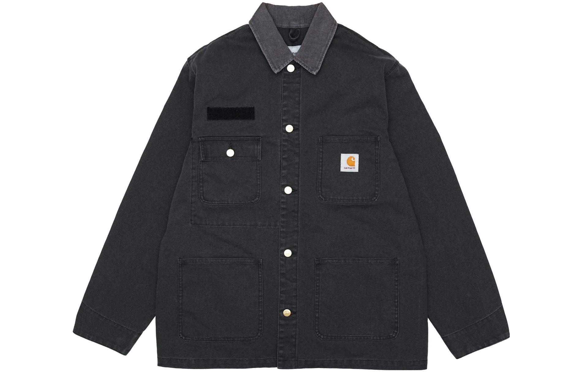 Carhartt WIP Journal Standard Black Washed Logo Patch Button Jacket Unisex. A222089-22F-89PD 圖 2