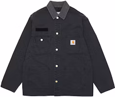 Order Carhartt WIP x Journal Standard 黑色水洗徽標貼布扣子外套 男女適穿 A222089-22F-89PD