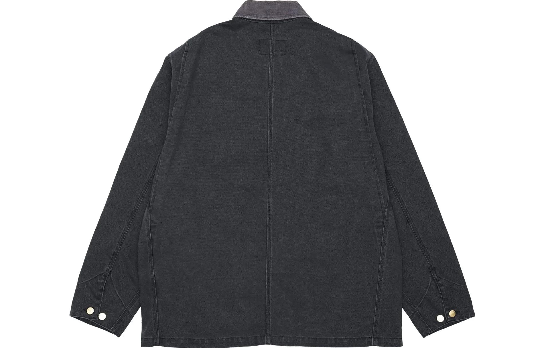 Carhartt WIP Journal Standard Black Washed Logo Patch Button Jacket Unisex. A222089-22F-89PD 圖 3