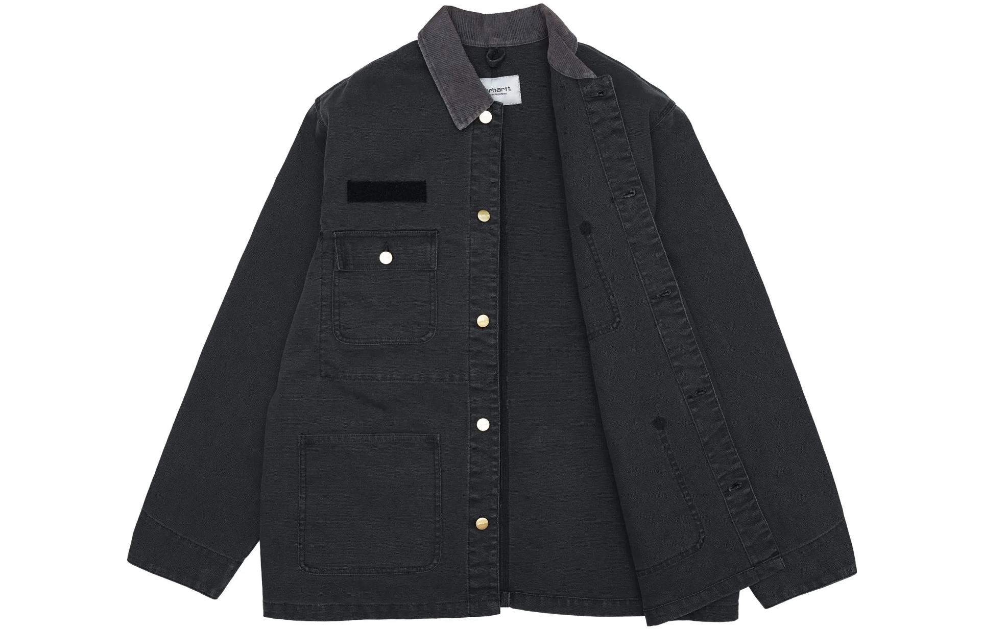 Carhartt WIP Journal Standard Black Washed Logo Patch Button Jacket Unisex. A222089-22F-89PD 圖 4