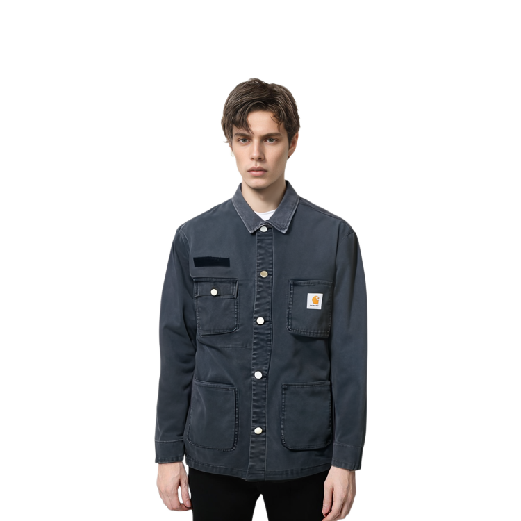 Carhartt WIP Journal Standard Black Washed Logo Patch Button Jacket Unisex. A222089-22F-89PD 圖 5