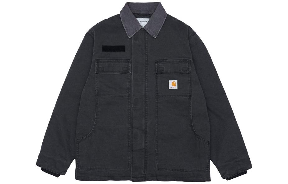 Carhartt WIP Journal Standard SS23 Washed Logo Patch Jacket Unisex Black. A222088-22F-89PD