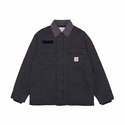 Carhartt WIP Journal Standard SS23 Washed Logo Patch Jacket Unisex Black. A222088-22F-89PD