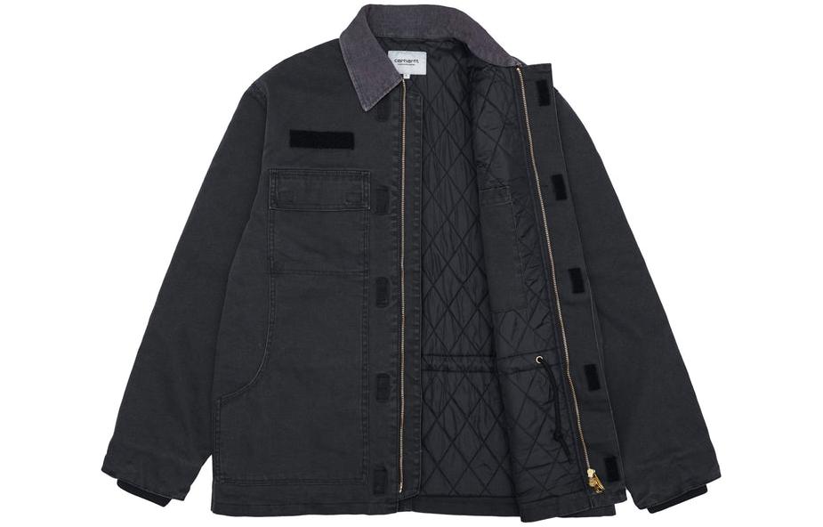 Carhartt WIP Journal Standard SS23 Washed Logo Patch Jacket Unisex Black. A222088-22F-89PD 圖 4