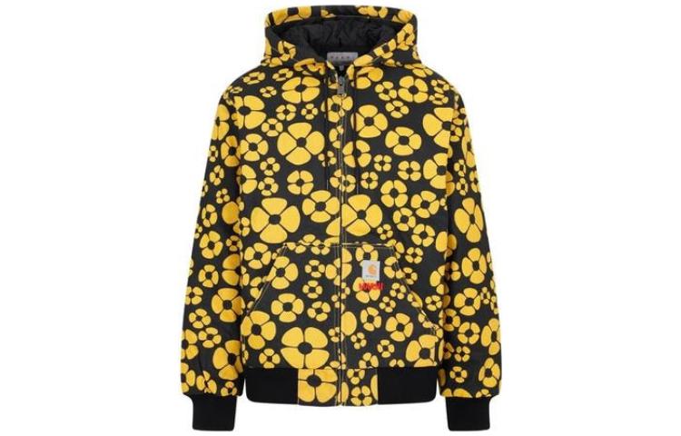 Carhartt WIP MARNI Floral Embroidery Logo Jacket Unisex Yellow CHWMN-A6