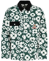 Carhartt WIP x MARNI Floral Full-Print Green Logo Jacket Unisex. GUMU031289UTX001MFV55 Carhartt WIP x MARNI Floral Full-Print Green Logo Jacket Unisex. GUMU031289UTX001MFV55