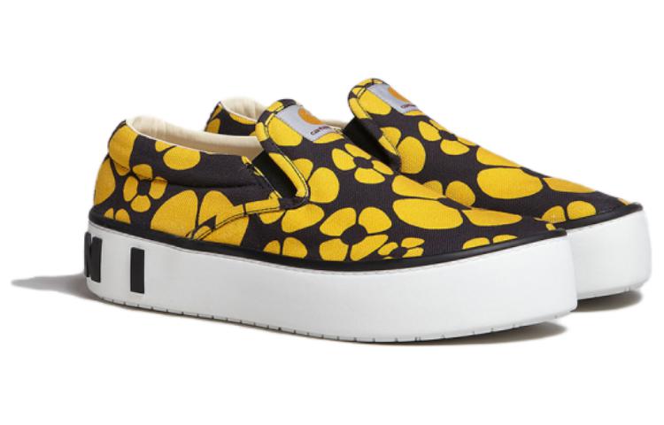 Order 칼하트 WIP x 마르니 '블랙 썬플라워' 스니커즈 SNZU013103-P4927-ZO266