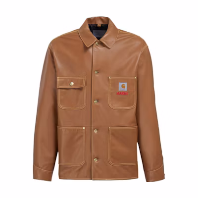 Carhartt WIP MARNI SS23 Logo Print Glossy Jacket Unisex JUMY0048A0ULA73600M20