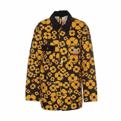 Carhartt WIP Marni Yellow Floral Embroidered Logo Jacket Unisex Regular Fit CHWMN-A4