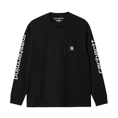 Carhartt WIP mastermind JAPAN Crewneck Sweatshirt Black Collaboration. A222073-89-XX