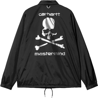 Carhartt WIP x Mastermind Japan 骷髏印花領扣外套 黑色 男女通用。 A222074-89-XX Lookbook Carhartt WIP x Mastermind Japan 骷髏印花領扣外套 黑色 男女通用。 A222074-89-XX