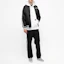 Shop Carhartt WIP x MOTOWN FW23 Jaket Varsiti Hitam Unisex Rekaan Huruf Warna Blok I027168-8900