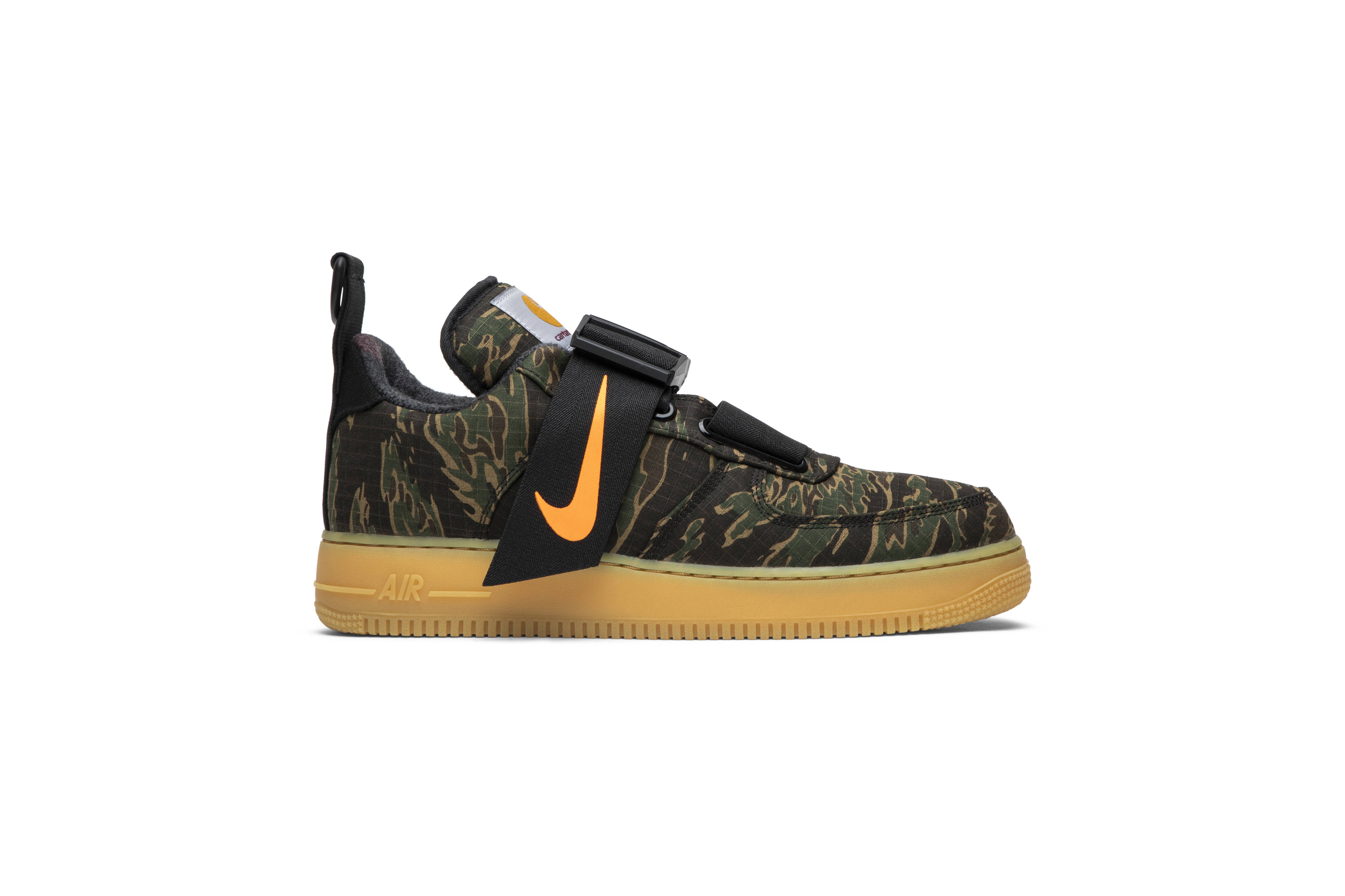 Buy Carhartt WIP x Nike Air Force 1 Utility Low Premium Camo AV4112 300 Novelship