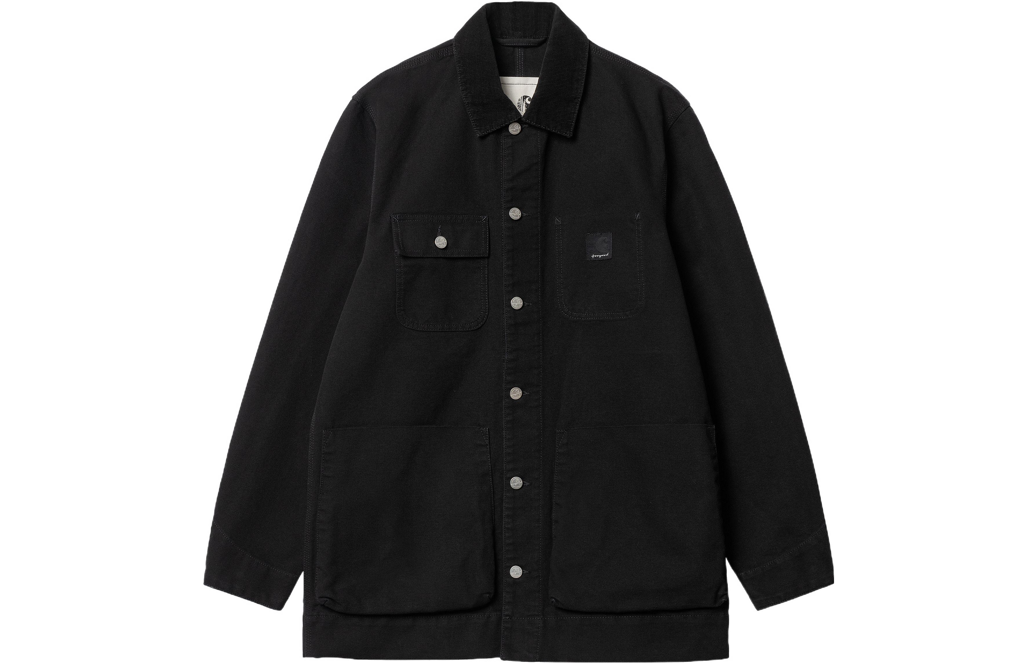 Carhartt WIP Toogood SS22 Michigan Jacket Black Corduroy Collar I030733-89-02