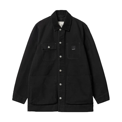Carhartt WIP Toogood SS22 Michigan Jacket Black Corduroy Collar I030733-89-02
