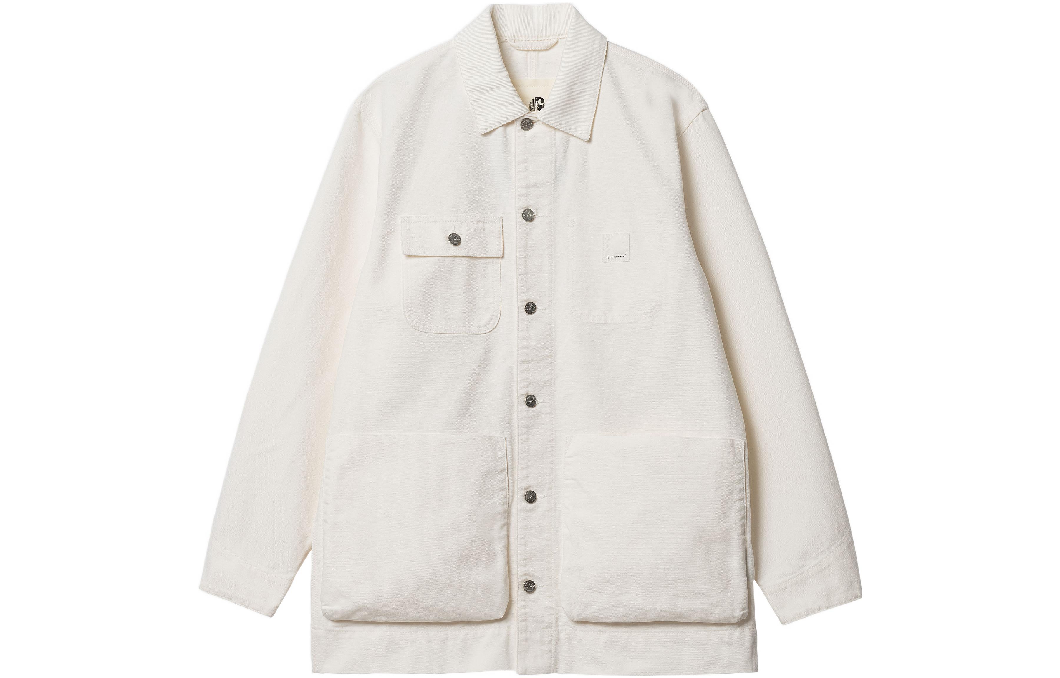 Carhartt WIP Toogood SS22 Michigan Jacket White Corduroy Collar Jacket I030733-D6-02