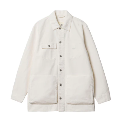 Carhartt WIP Toogood SS22 Michigan Jacket White Corduroy Collar Jacket I030733-D6-02