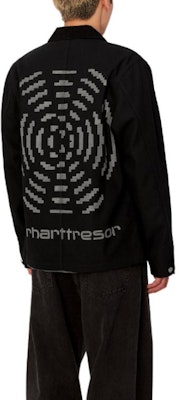 Carhartt WIP x TRESOR SS24 光之道黑色密歇根外套男女夹克. I032683-1X9-XX Purchase Carhartt WIP x TRESOR SS24 光之道黑色密歇根外套男女夹克. I032683-1X9-XX