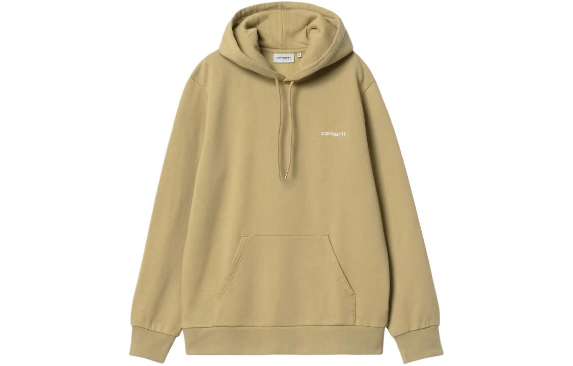 Carhartt WIP Yellow Hooded Script Embroidery Sweatshirt I033658-22W-XX