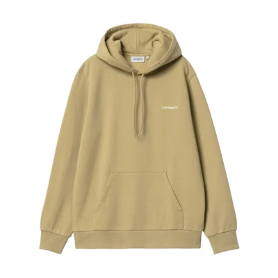 Carhartt WIP Yellow Hooded Script Embroidery Sweatshirt I033658-22W-XX