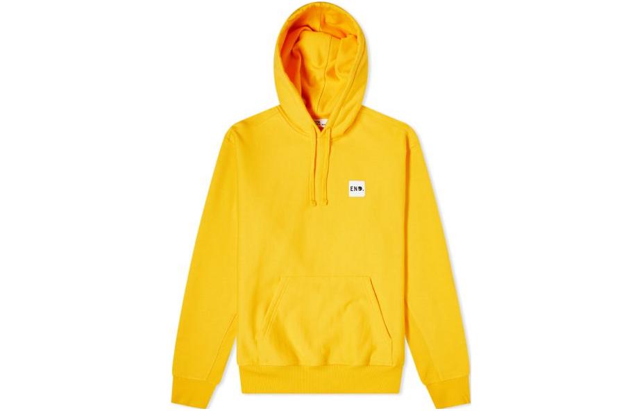 Carhartt WIP Yellow Logo Print Hoodie Long Sleeve I0288030BB00