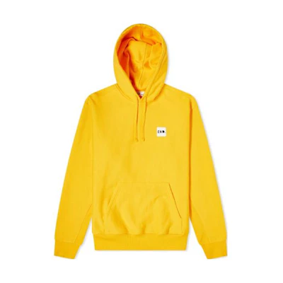Carhartt WIP Yellow Logo Print Hoodie Long Sleeve I0288030BB00