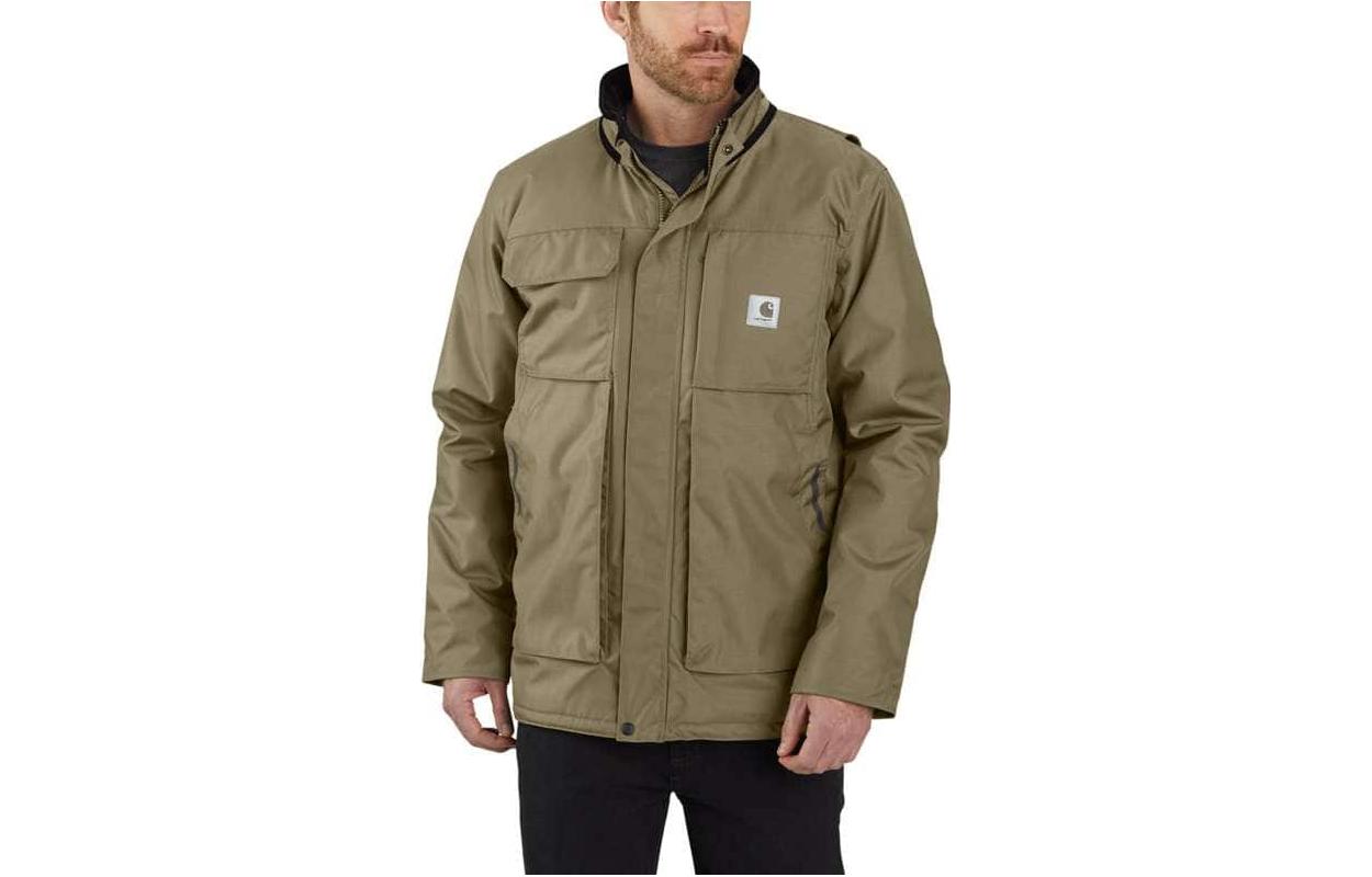 Carhartt WIP Yukon Extremes Insulated Coat Stand Collar Zip Jacket 104460