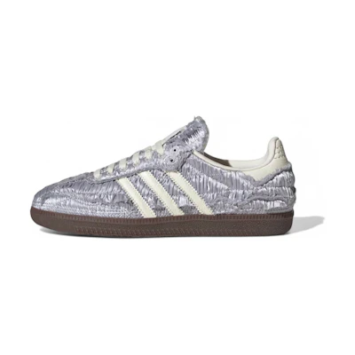 Caroline Hu adidas Samba 'Satin Pack - Silver Metallic'