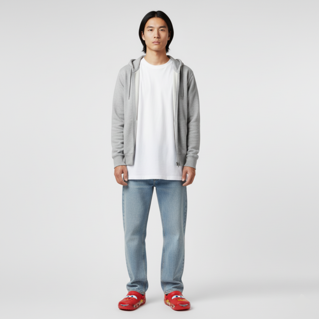 Lookbook Cars x Crocs Classic Clog 'Lightning McQueen' Sepatu Clog Anak-anak 205759-610