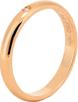 Cartier 1895 Series Rose Gold Diamond Ring Unisex Couples Edition. b4088200 Cartier 1895 Series Rose Gold Diamond Ring Unisex Couples Edition. b4088200