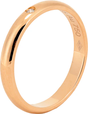 Cartier 1895 Series Rose Gold Diamond Ring Unisex Couples Edition. b4088200 Buy Cartier 1895 Series Rose Gold Diamond Ring Unisex Couples Edition. b4088200
