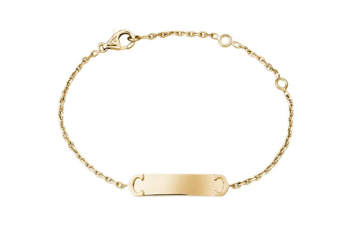 Cartier 18K Gold Chain Bracelet Unisex Couple Design in Gold. B6026000