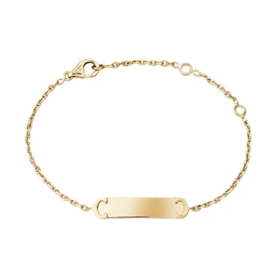 Cartier 18K Gold Chain Bracelet Unisex Couple Design in Gold. B6026000