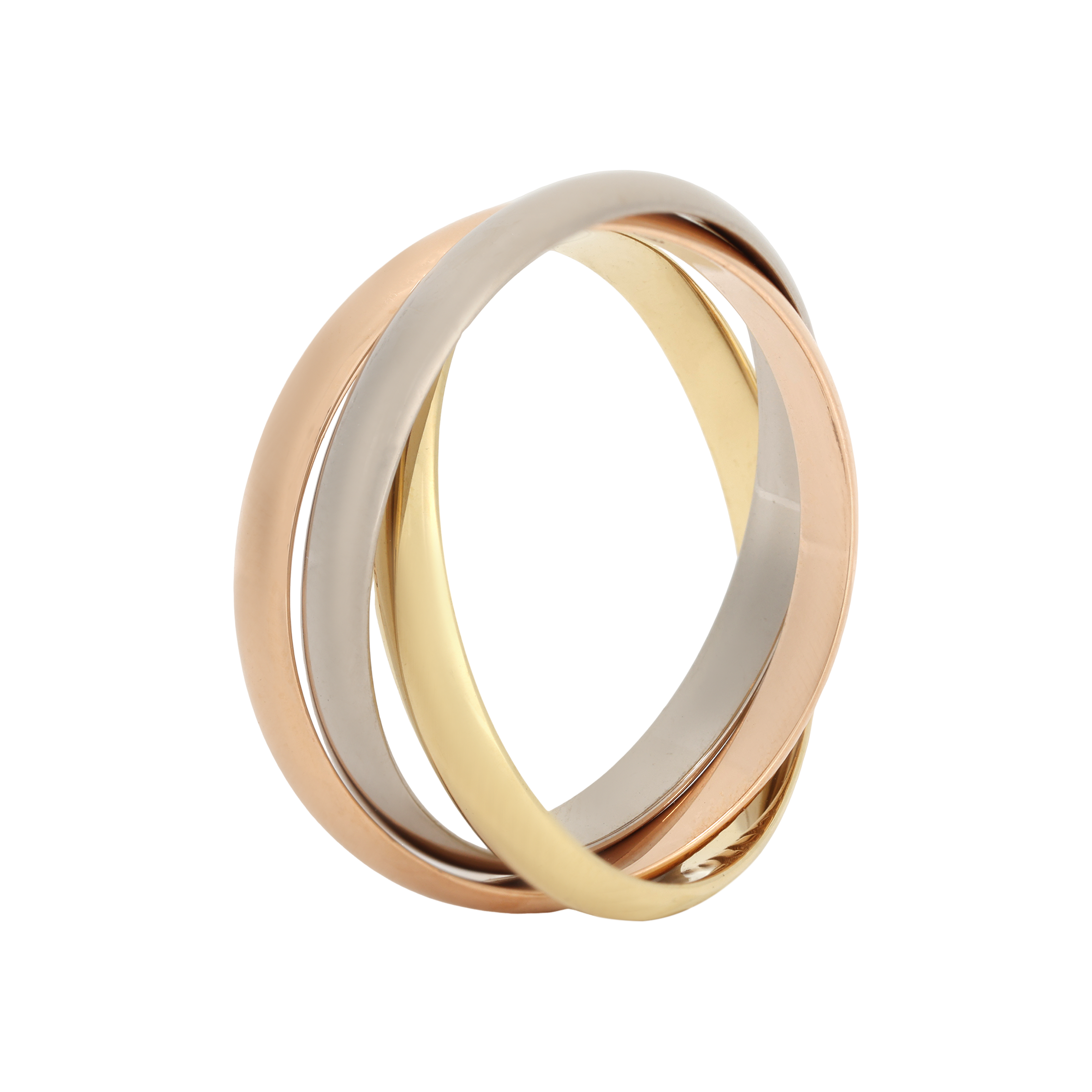 Cartier 18K Gold Narrow Ring 2.5mm Unisex Couples’ Letter Engraved Multiple Colors B4235100