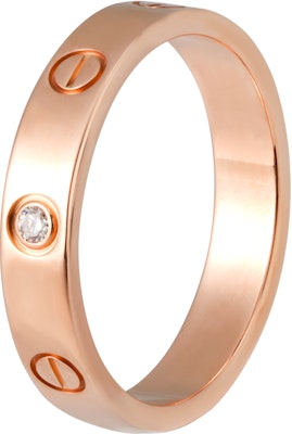 Cartier 18K玫瑰金戒指,鑲嵌鑽石,刻字設計,情侶款男女皆宜。 B4050700 Purchase Cartier 18K玫瑰金戒指,鑲嵌鑽石,刻字設計,情侶款男女皆宜。 B4050700