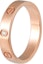 Details for Cartier 18K玫瑰金戒指,鑲嵌鑽石,刻字設計,情侶款男女皆宜。 B4050700