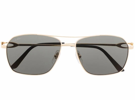 卡地亞方形金色金屬框太陽眼鏡搭配經典Logo設計 CT0306S Lookbook 卡地亞方形金色金屬框太陽眼鏡搭配經典Logo設計 CT0306S