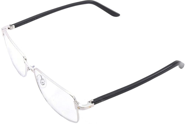 卡地亞黑色不規則金屬光學眼鏡,男士專屬,帶有品牌標誌細節。 CT0040O-011 Purchase 卡地亞黑色不規則金屬光學眼鏡,男士專屬,帶有品牌標誌細節。 CT0040O-011