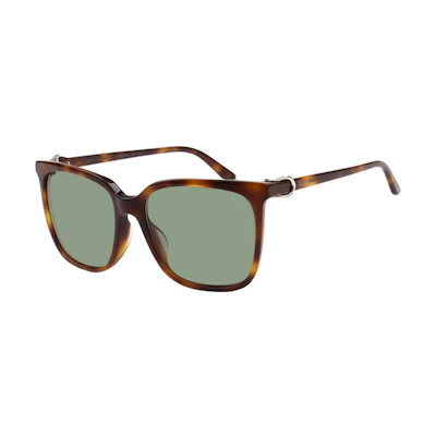 Cartier Brown Irregular Plastic Sunglasses Unisex Couple Style. CT0004SA 003