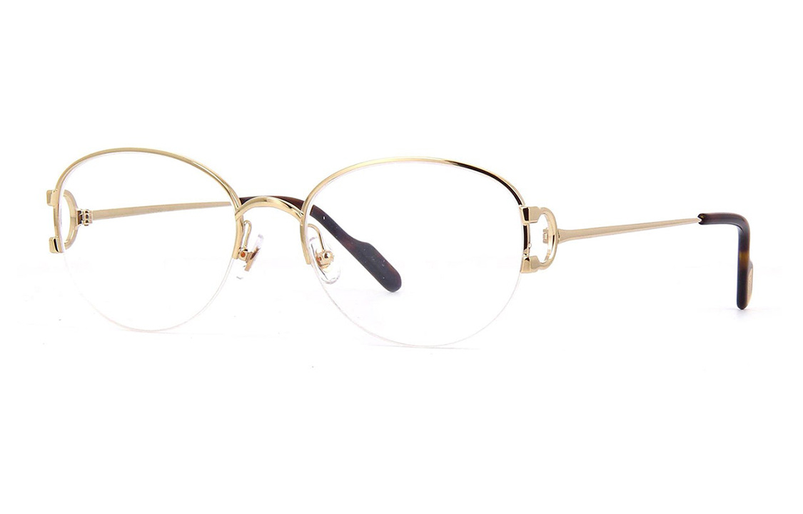 Order Cartier C Décor圓框眼鏡 男女通用情侶款設計 CT0154O-002