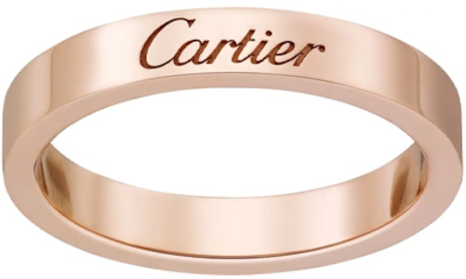 卡地亞C de Cartier 18K玫瑰金戒指 情侶款 珠寶配飾 B4087200 Cheap 卡地亞C de Cartier 18K玫瑰金戒指 情侶款 珠寶配飾 B4087200