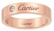 Order 卡地亞C de Cartier鑽石戒指 18K玫瑰金 情侶男女款設計 B4210700