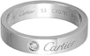 Shop 卡地亞C de Cartier鉑金經典鑽石戒指 情侶款男女通用設計 b4098200