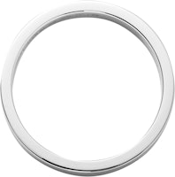 Shop 卡地亞C de Cartier鉑金婚戒對戒 中性情侶珠寶 B4098100