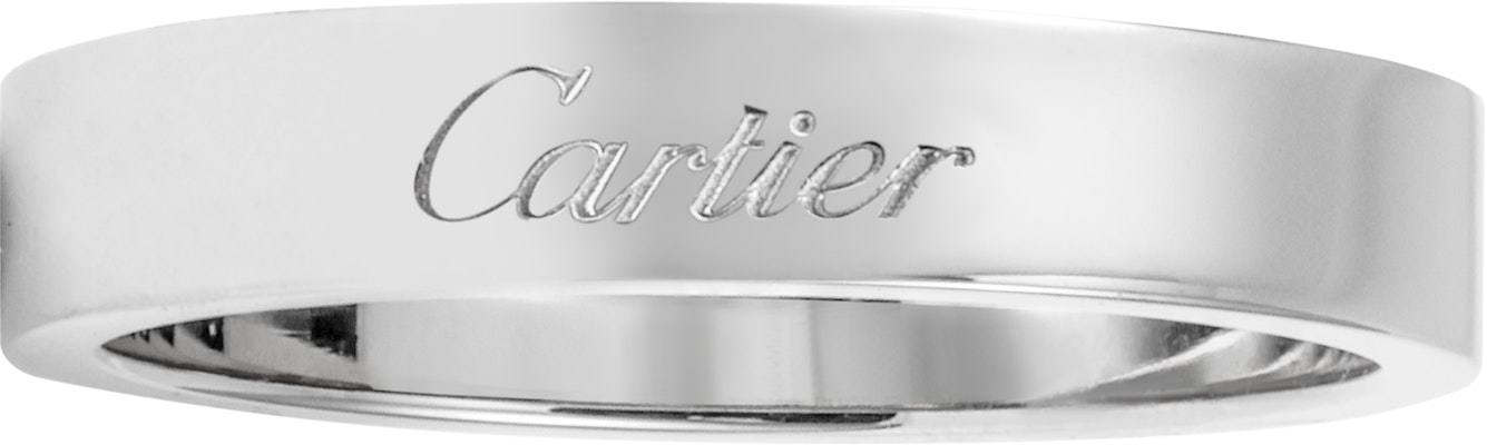 卡地亞C de Cartier鉑金婚戒對戒 中性情侶珠寶 B4098100 Purchase 卡地亞C de Cartier鉑金婚戒對戒 中性情侶珠寶 B4098100