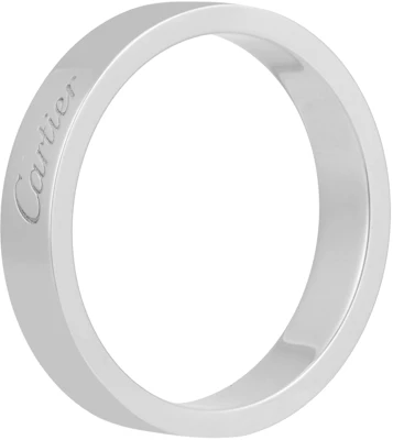 Cincin Cartier C de Cartier Perak Platinum Unisex Pasangan Logo Fesyen. B4098161 Buy Cincin Cartier C de Cartier Perak Platinum Unisex Pasangan Logo Fesyen. B4098161