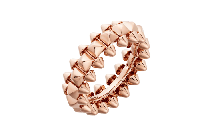 Cartier Clash de Cartier Medium Rose Gold Ring Unisex Couple Jewelry. B4229900 圖 3