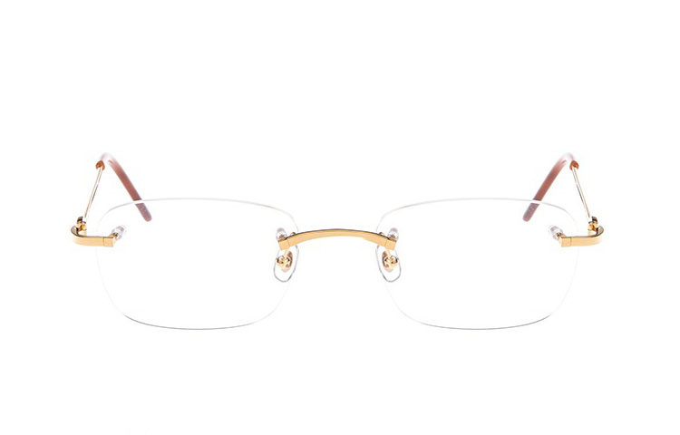 Lookbook 卡地亞經典雙C PVD鉑金光學眼鏡框架 CT0050O-001